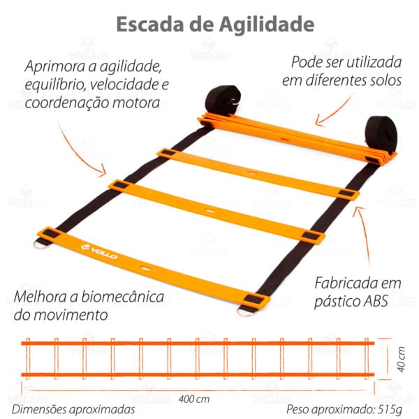 Escada de Agilidade 4 Metros - VP1012 - Vollo - Imagem 10
