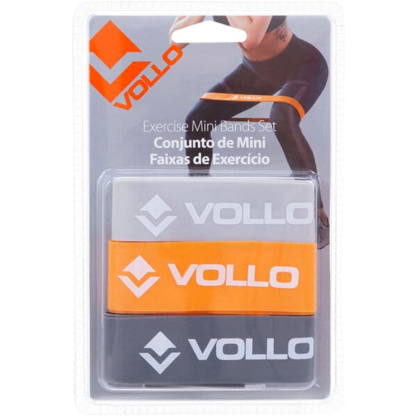 Kit 3 Faixas Elásticas Mini Bands - VP1007 - Vollo - Imagem 7