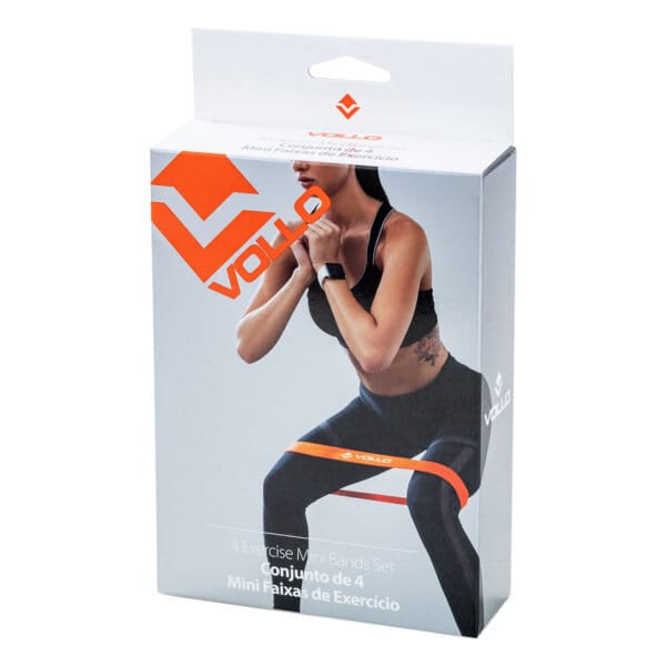 Kit 4 Faixas Elásticas Mini Bands - VP1081 - Vollo - Imagem 5