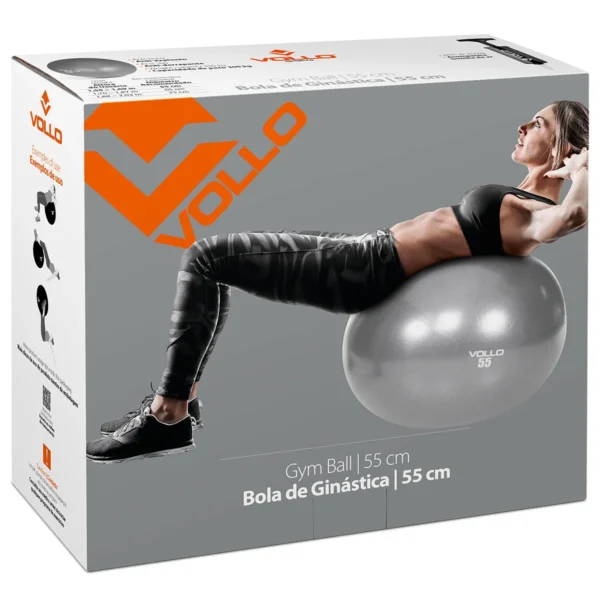 Bola de Pilates - Gym Ball - 55cm - VP1034 - Vollo Sports - Imagem 5