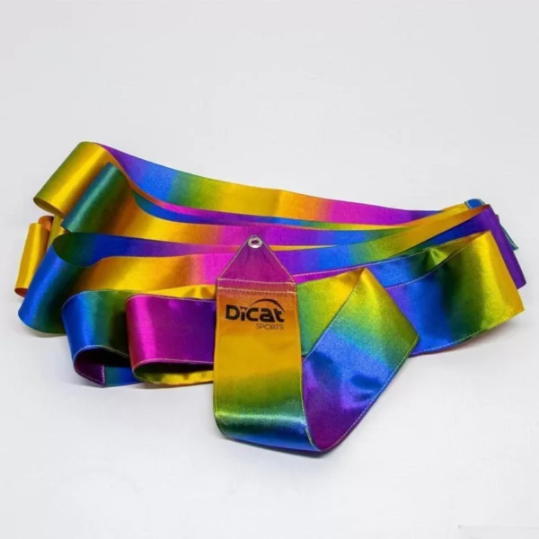 Fita Ginástica Rítmica - Arco-Íris - 3m - Dicat Sports