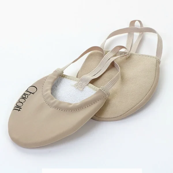 Sapatilha Ginástica Rítimica - 2way Stretch Half Shoes - Bege - Chacott
