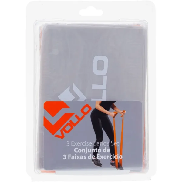 Kit Faixas Elásticas 3 Intensidades - Bands - VLS3204 - Vollo Sports - Imagem 4